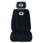 Fremont Die NFL Green Bay Packers Car Seat Cover, Standard, Black/Team Colors