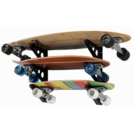 StoreYourBoard Skateboard Rack, 3 Board Wall Storage Mount, Home and Garage