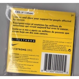 New Livestrong Wristband - X X-large
