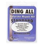 Ding All 2 Oz Polyester Repair Kit for Small to Medium Sized Polyester Surfboards Repairs