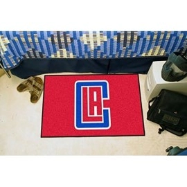 Fanmats Nba Los Angeles Clippers Nylon Face Starter Rug , 19X30