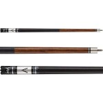 Viper By Gld Products Sinister 58 2-Piece Billiard/Pool Cue, Dark Brown With Silver Inlay, 18 Ounce (50-1077-18)