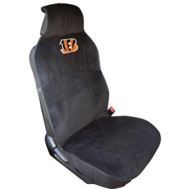 Fremont Die NFL Cincinnati Bengals Car Seat Cover, Standard, Black/Team Colors