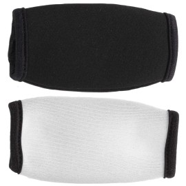 Unique Sports unisex adult Football Chin Strap Pads, Black and White, One Size US