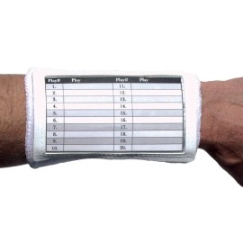 Unique Sports Football Playbook Band (White)
