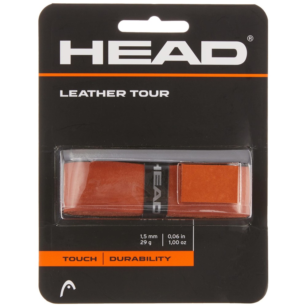 HEAD Leather Tour Tennis Racket Replacement Grip - Racquet Handle Grip Tape