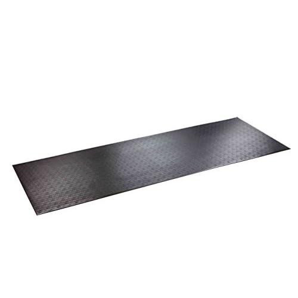 Supermats High Density Commercial Grade Solid Equipment Mat 29Gs Made In U.S.A. For Large Treadmills Ellipticals Rowers Water Rowing Machines Recumbent Bikes And Exercise Equipment (3-Feet X 8.5-Feet) (36 X 102) (91.4 Cm X 259.1 Cm),Black