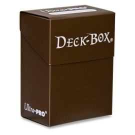 Ultra PRO Standard Deck Box, Brown, 80-Cards