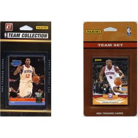 NBA Philadelphia 76ers 2 Different Licensed Trading Card Team Sets