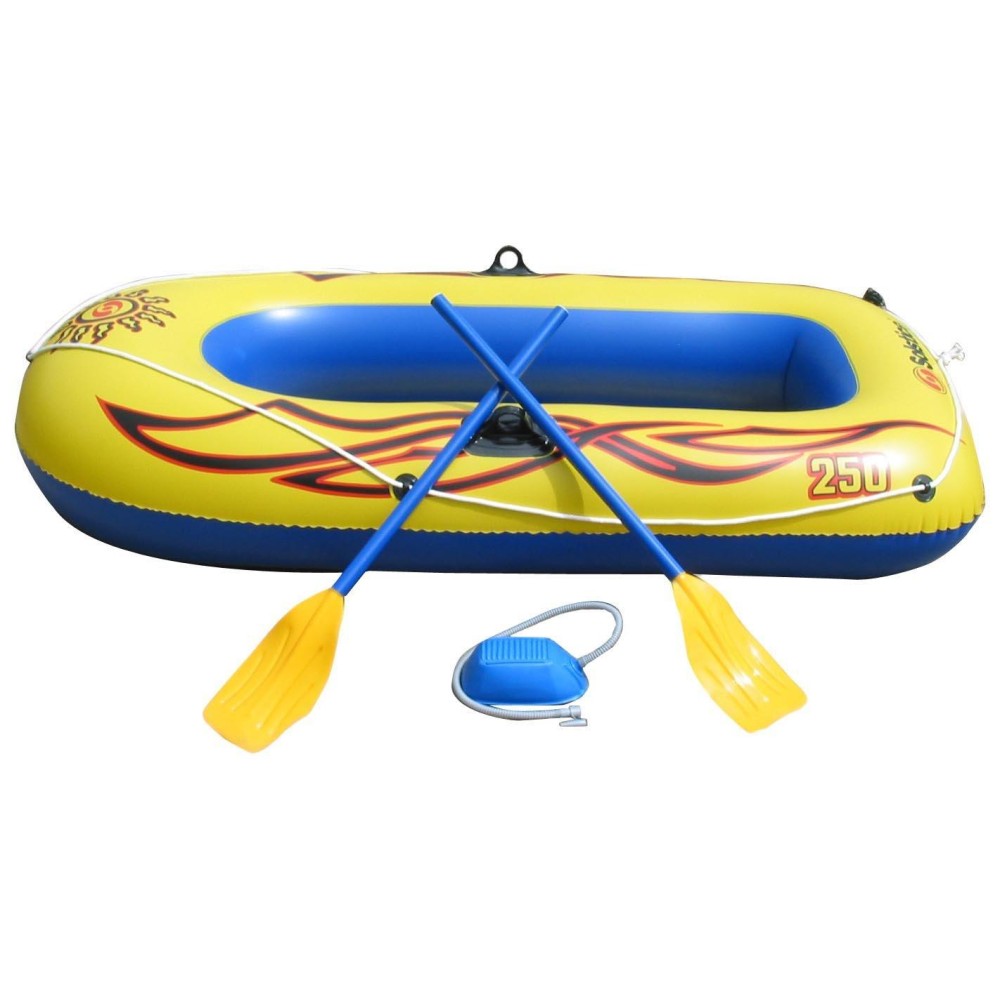 Solstice by Swimline SunSkiff 2-Person Boat Kit , Yellow