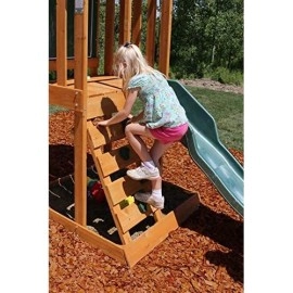 Kidkraft Andorra Cedar Wood Swing Set / Playset F24140, Gift For Ages 3-10