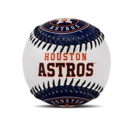 Franklin Sports Houston Astros Mlb Team Baseball - Mlb Team Logo Soft Baseballs - Toy Baseball For Kids - Great Decoration For Desks And Office