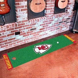 Nfl - Kansas City Chiefs Putting Green Mat - 1.5Ft. X 6Ft.