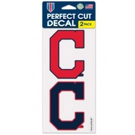 MLB Cleveland Indians 2-Piece Die-Cut Decal, 4