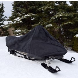 Budge SM-3 Sportsman Snowmobile Cover, Waterproof, Black, Large: Fits snowmobiles 130