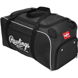 Rawlings Covert Duffle Equipment Bag Baseball/Softball Multiple Styles,Black