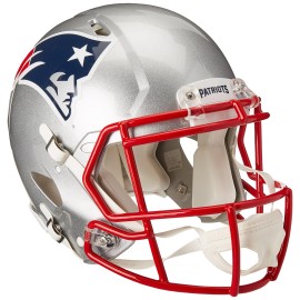 Riddell NFL New England Patriots Speed Authentic Football Helmet Red, Medium