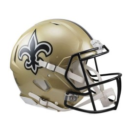 Riddell NFL New Orleans Saints Speed Authentic Football Helmet