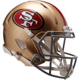 Riddell NFL San Francisco 49ers Speed Authentic Football Helmet , Gold , Medium