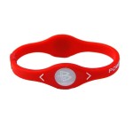 Power Balance Silicone Wristband Bracelet Large (Red with White Letters)
