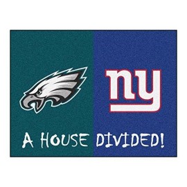 Fanmats 10306 Nfl House Divided Nylon Face House Divided Rug