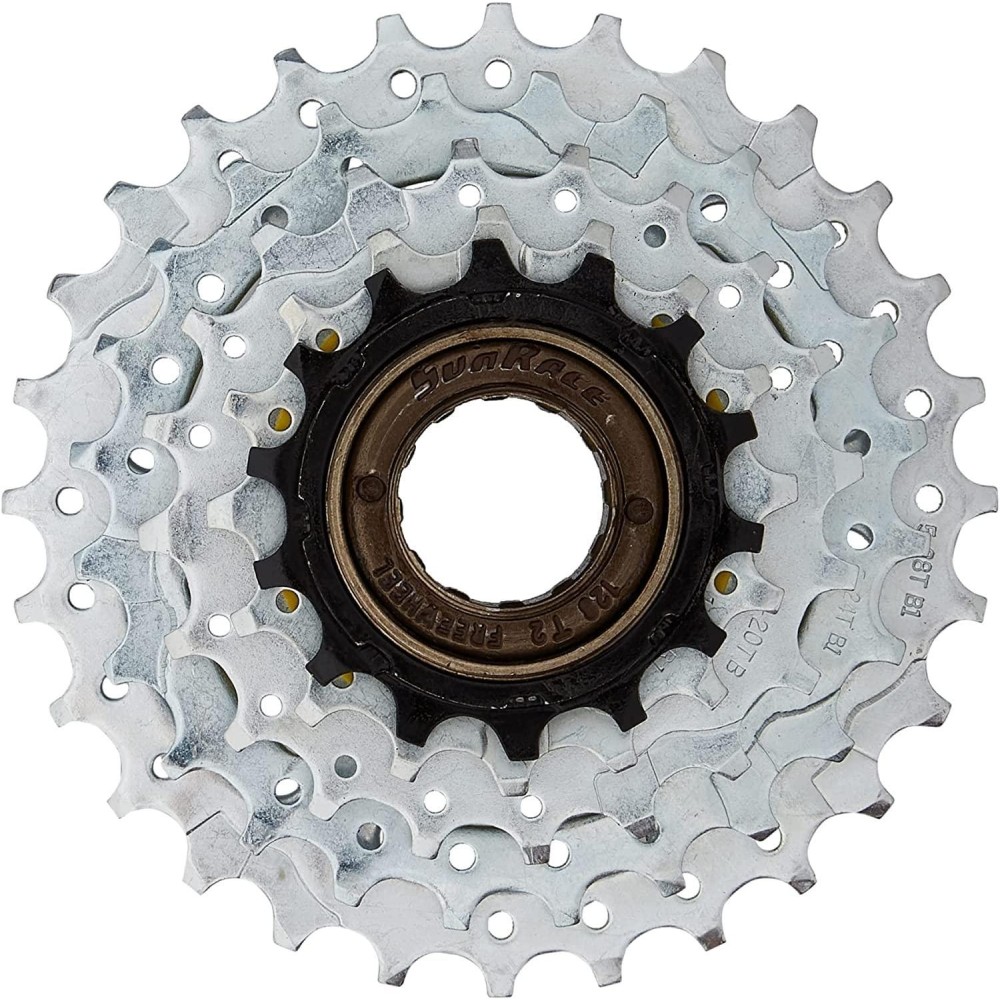 Sunrace 5-Speed Freewheel 14-28T, Silverblack