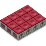 Silver Cup SC-12-RED Chalk Dozen Box, Red