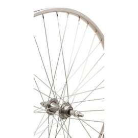 Sta Tru Silver Steel 6-7 Speed Freewheel Hub Rear Wheel (26X1 3/8-Inch)