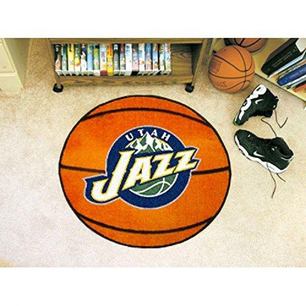 Fan Mats 10193 Nba - Utah Jazz 29 Diameter Basketball Shaped Area Rug