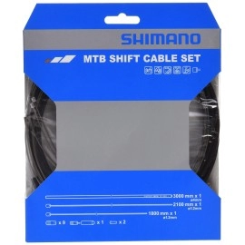 SHIMANO CABGR7BK Spares MTB Gear Set Cable - Black, One Size