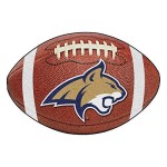 Fanmats - 3330 Ncaa Montana State University Fighting Bobcats Nylon Face Football Rug 22X35