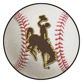 Fanmats 1578 University Of Wyoming Cowboys Nylon Baseball Rug