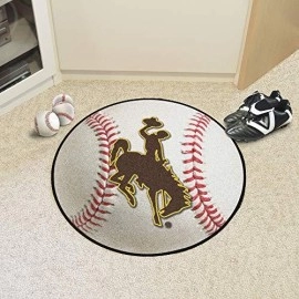 Fanmats 1578 University Of Wyoming Cowboys Nylon Baseball Rug