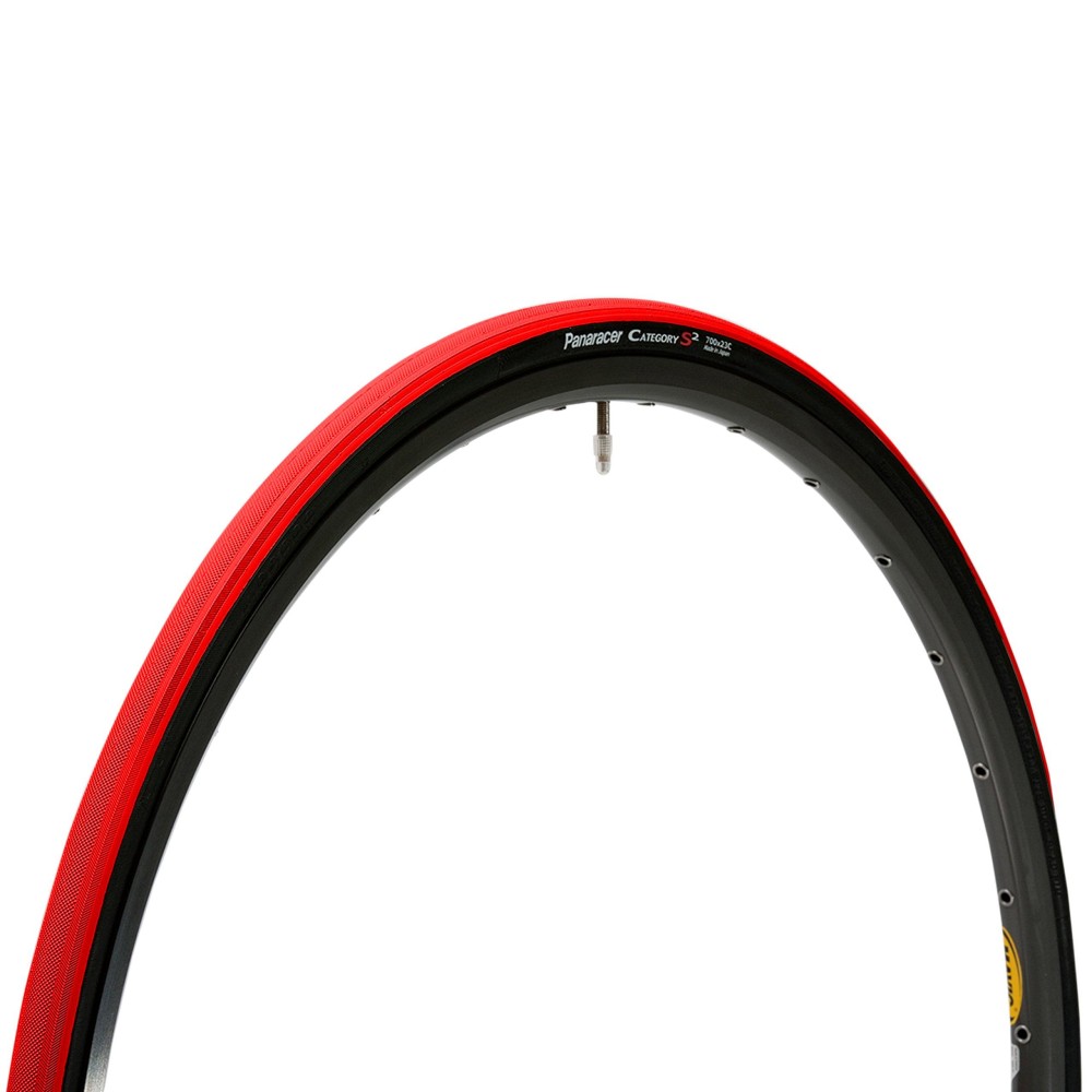 Panaracer Clincher Tire, Category S2 F723-Cats-R2, Red/Black Sides, For Road Bikes, Cross Bikes, Commuting, Town Riding, Touring, Long Ride