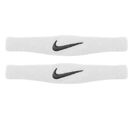 Nike Dri Fit Bands Pair (White/Black, Osfm)