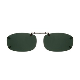 Solar Shield 56 Rec 5 Gray Polarized lens Ultra Light frame Clip On Sunglasses