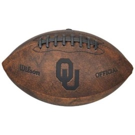 Ncaa Oklahoma Sooners Vintage Throwback Football, 9-Inches