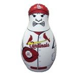 Fremont Die Mlb St. Louis Cardinals Bop Bag Inflatable Punching Bag 40 Tall 40 Tall Team Colors