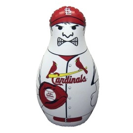 Fremont Die Mlb St. Louis Cardinals Bop Bag Inflatable Punching Bag 40 Tall 40 Tall Team Colors