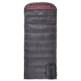 Teton Sports Celsius Xl -25F Sleeping Bag; Cold Weather Sleeping Bag; Great For Family Camping; Free Compression Sack, Grey