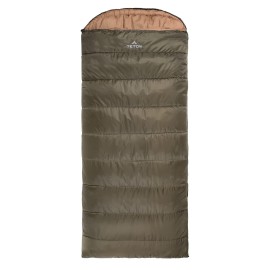 Teton Sports Celsius Regular Sleeping Bag; Great For Family Camping, 80 X 33-Inch, Left, Green Poly Liner