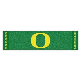 Fanmats - 12812 Ncaa University Of Oregon Ducks Nylon Face Putting Green Mat, 18X72
