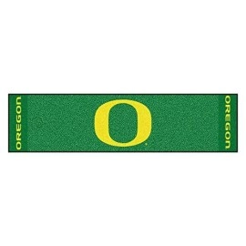 Fanmats - 12812 Ncaa University Of Oregon Ducks Nylon Face Putting Green Mat, 18X72