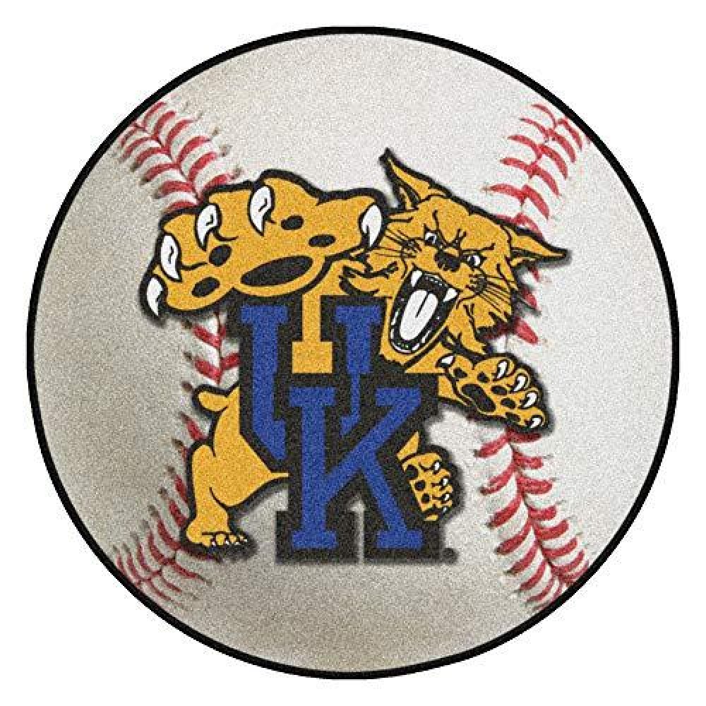 Fanmats 798 University Of Kentucky Wildcats Nylon Baseball Rug