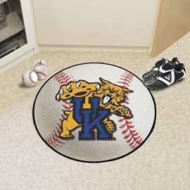 Fanmats 798 University Of Kentucky Wildcats Nylon Baseball Rug