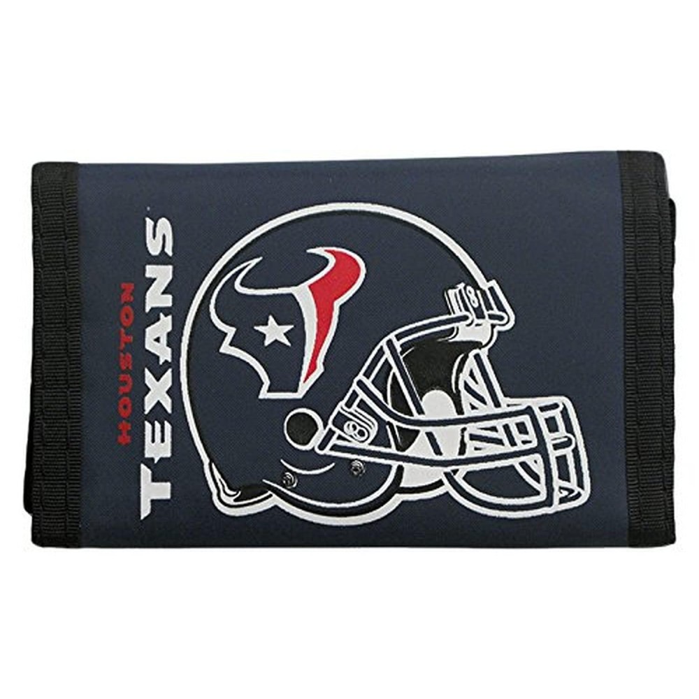 NFL Rico Industries Houston Texans Nylon Tri-Fold Wallet Nylon Tri-Fold Wallet