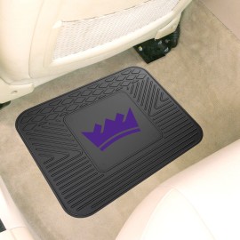 FANMATS 10005 Sacramento Kings Back Row Utility Car Mat - 1 Piece - 14in. x 17in., All Weather Protection, Universal Fit, Molded Team Logo