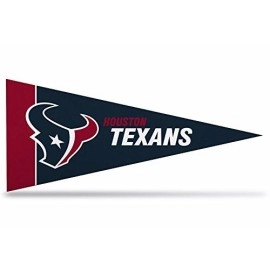 NFL Houston Texans 8-Piece 4-Inch by 9-Inch Classic Mini Pennant D