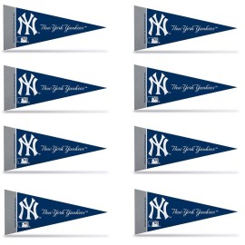 New York Yankees Mini Pennant Set: 8-Pack