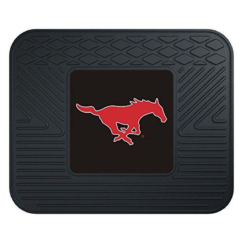 Fanmats 13012 Southern Methodist University Mustangs Rear Second Row Vinyl Heavy Duty Utility Mat